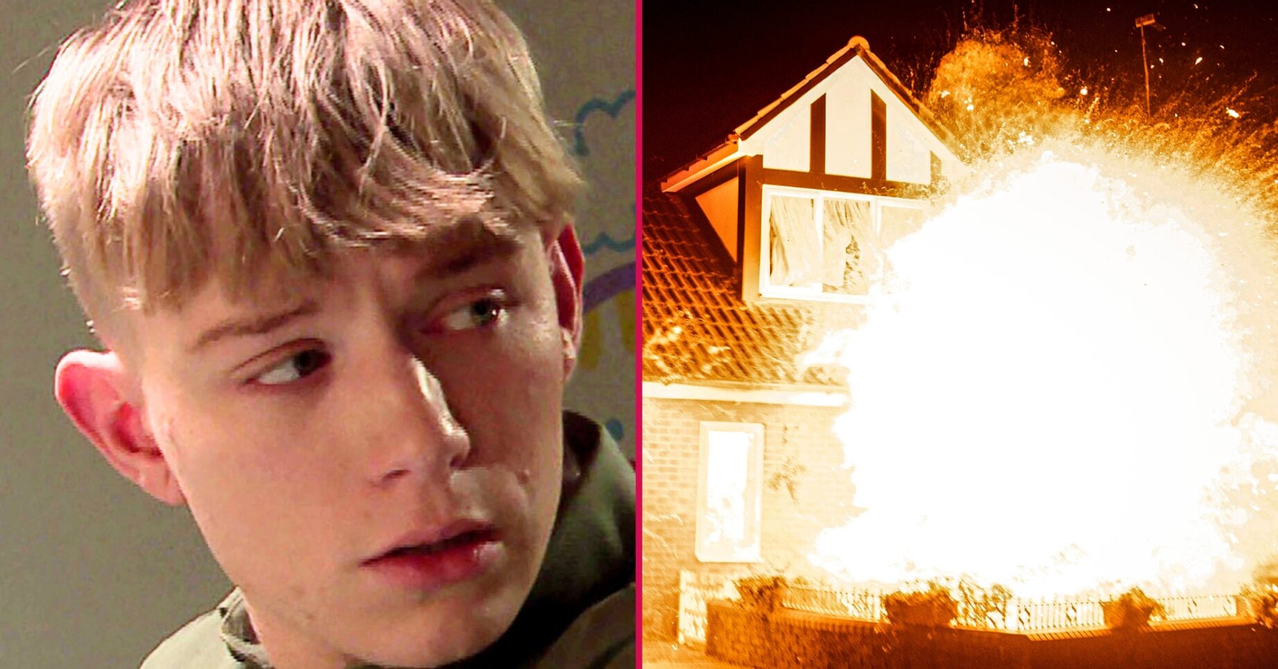 Coronation Street's Max, Platt house fire