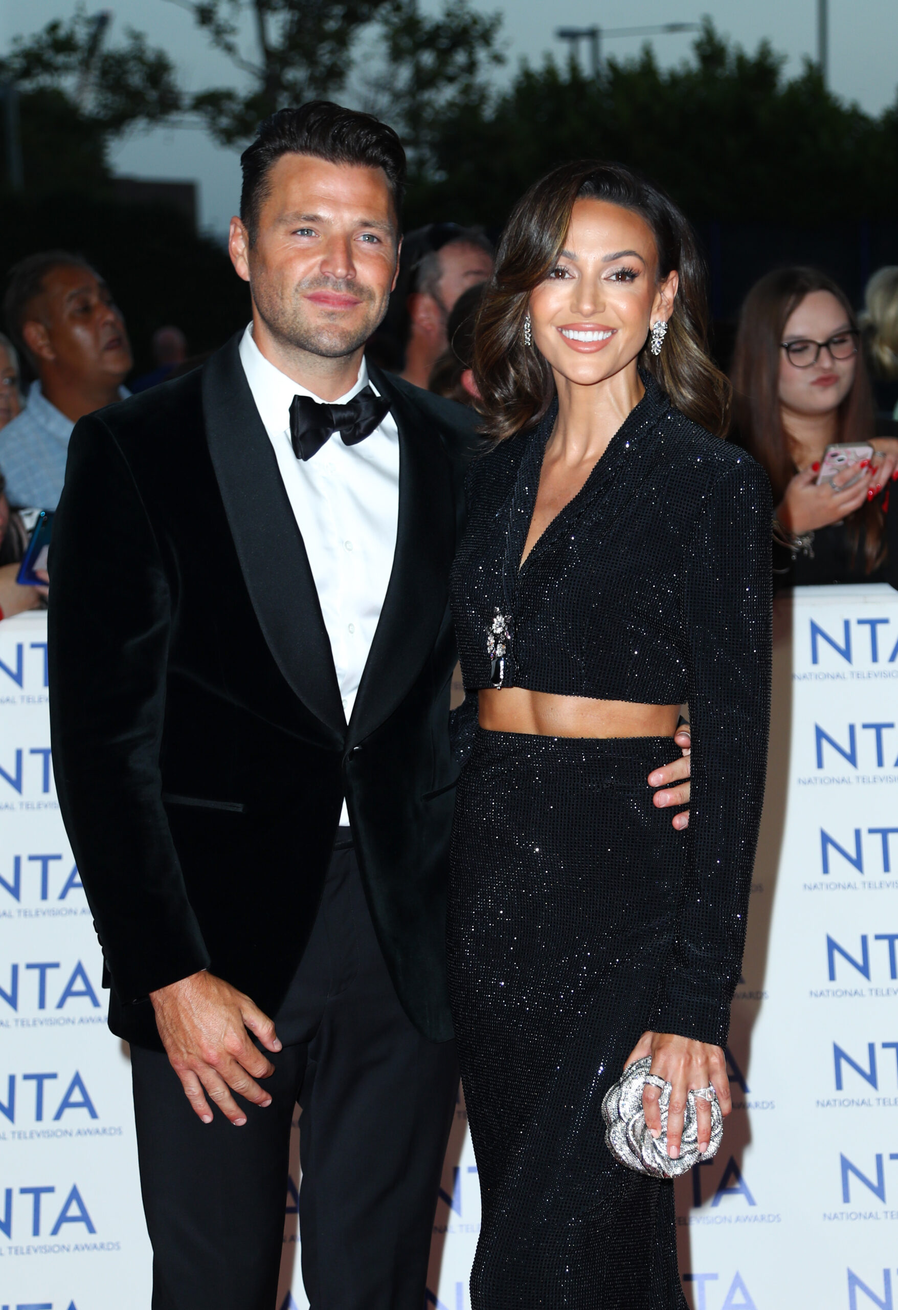 Michelle Keegan and Mark Wright standing next to each other