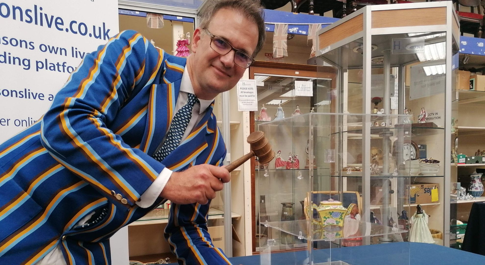 Charles Hanson smiling