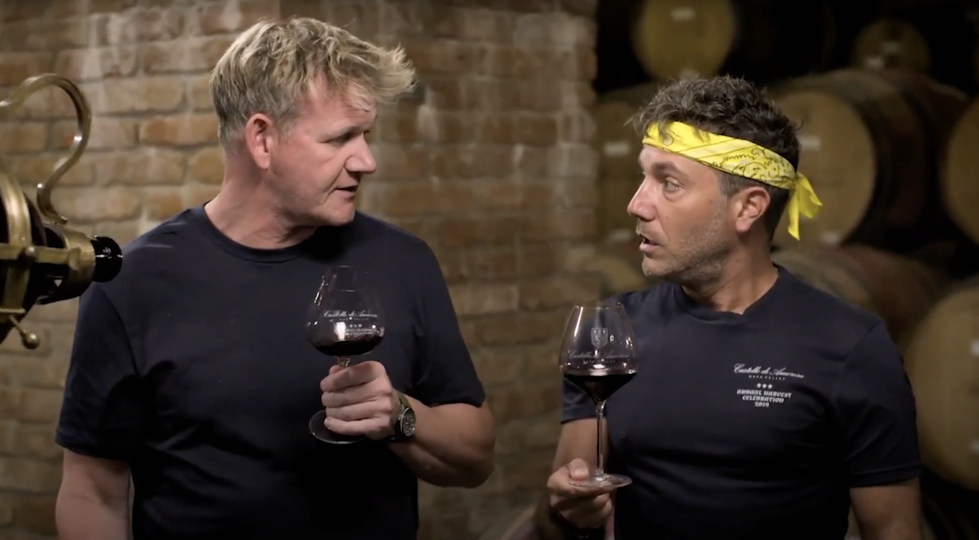 Gino D'Acampo and Gordon Ramsay on Gordon, Gino and Fred: Road Trip