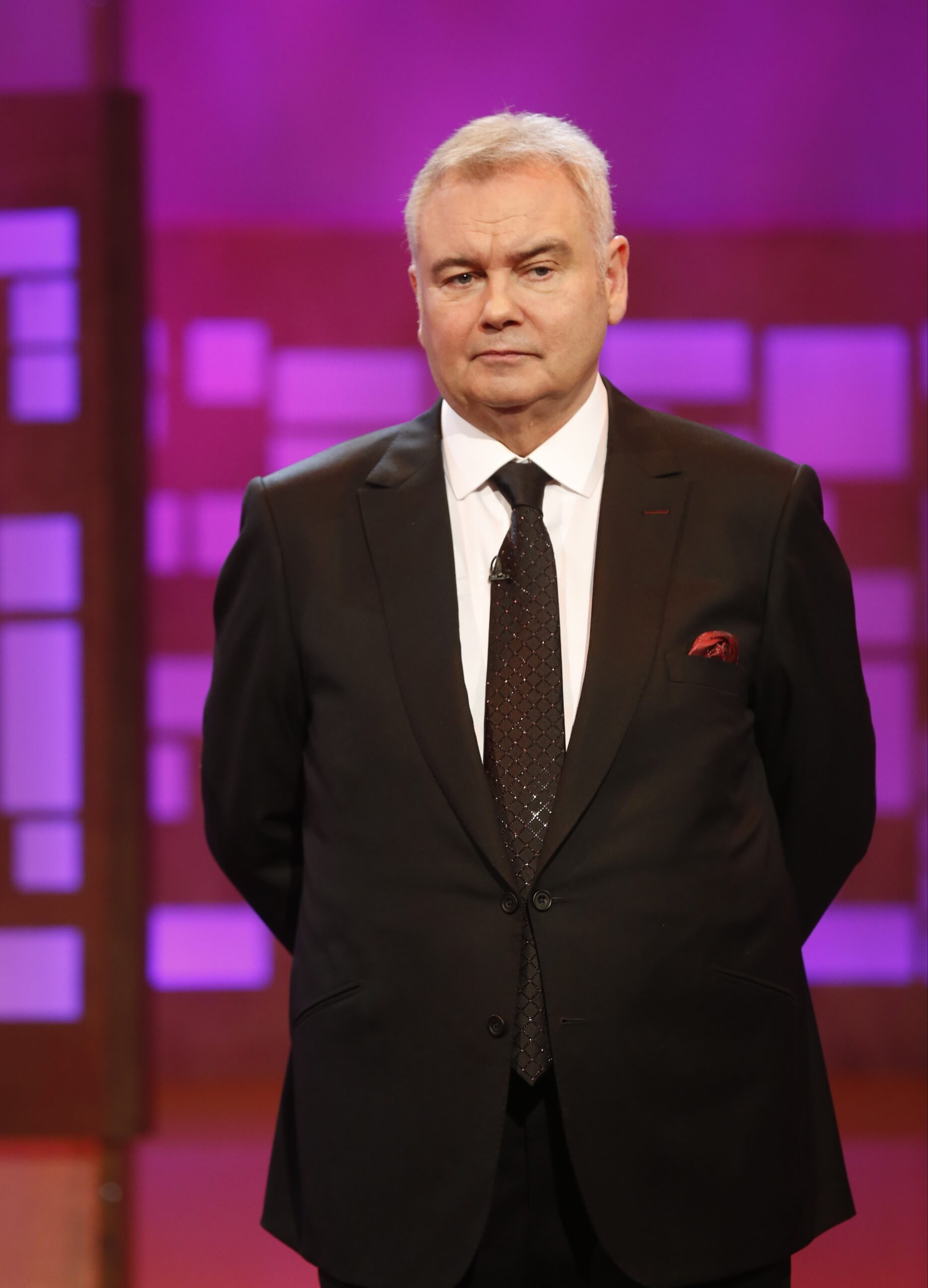 Eamonn Holmes on set filming for Do The Right Thing in London, England