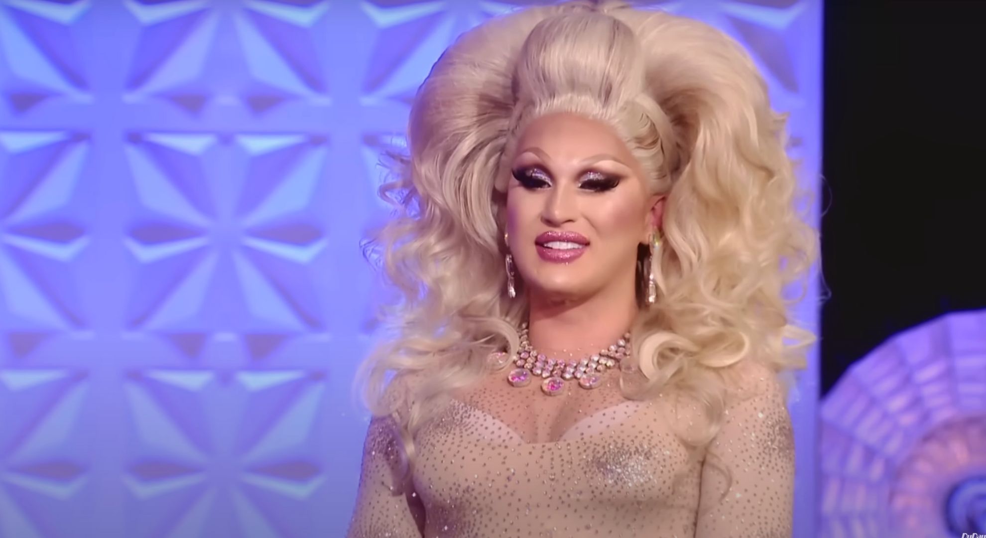 The Vivienne smiling on RuPaul's Drag Race