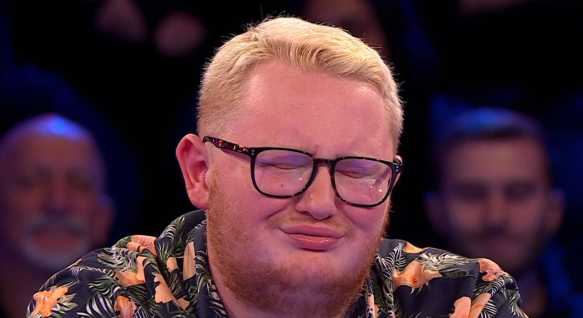 Taylor looking gutted on Deal Or No Deal