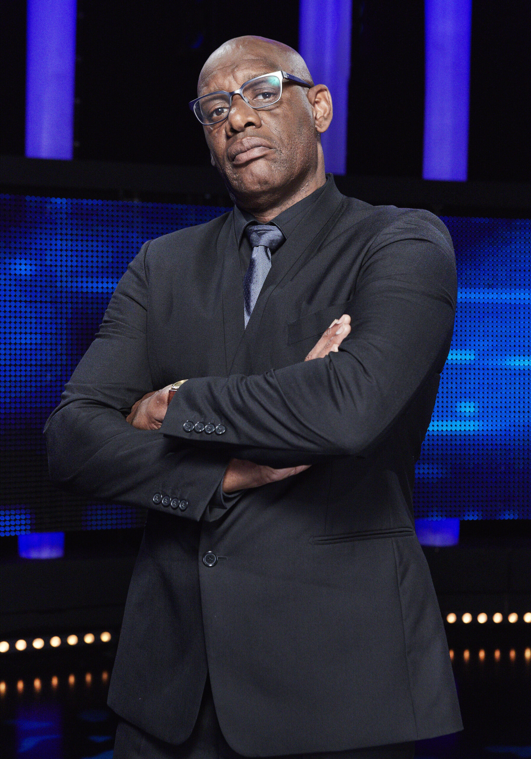 Shaun Wallace on The Chase looking stern