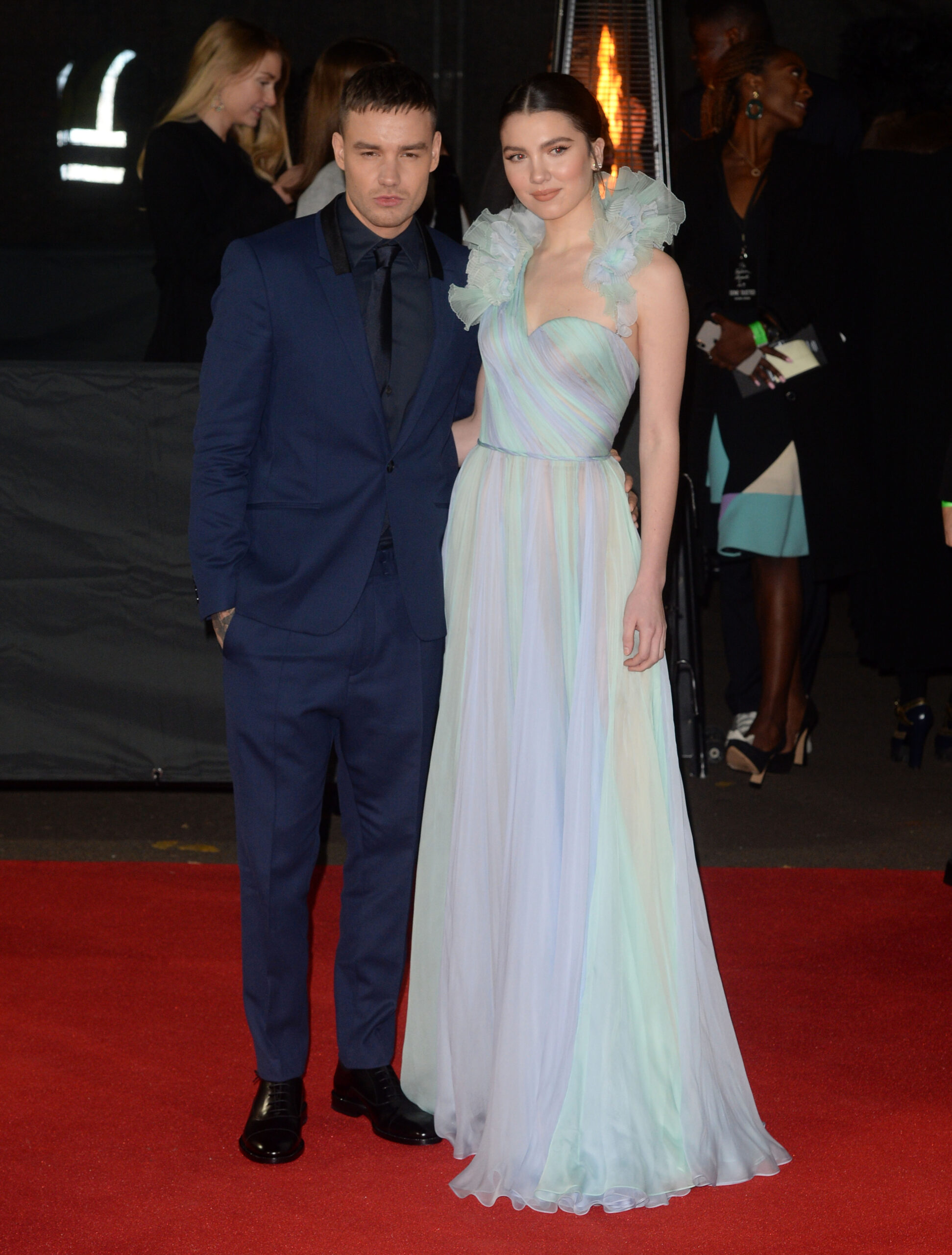 Liam and maya posing