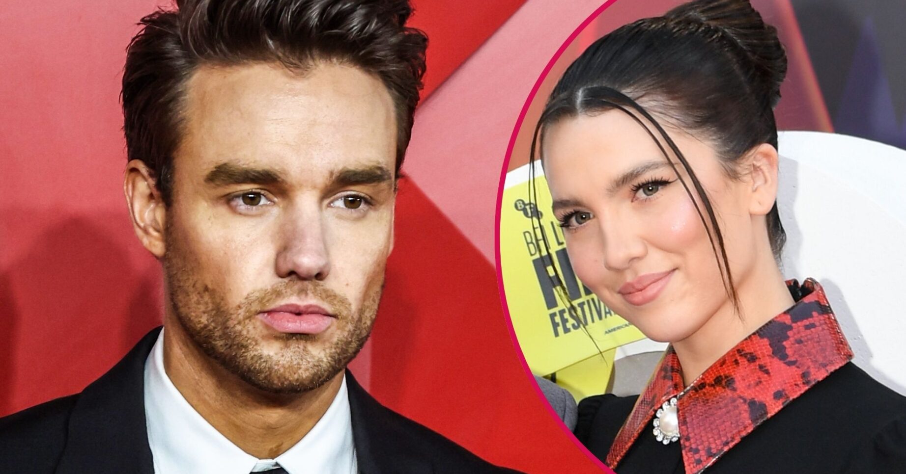 Liam and maya posing