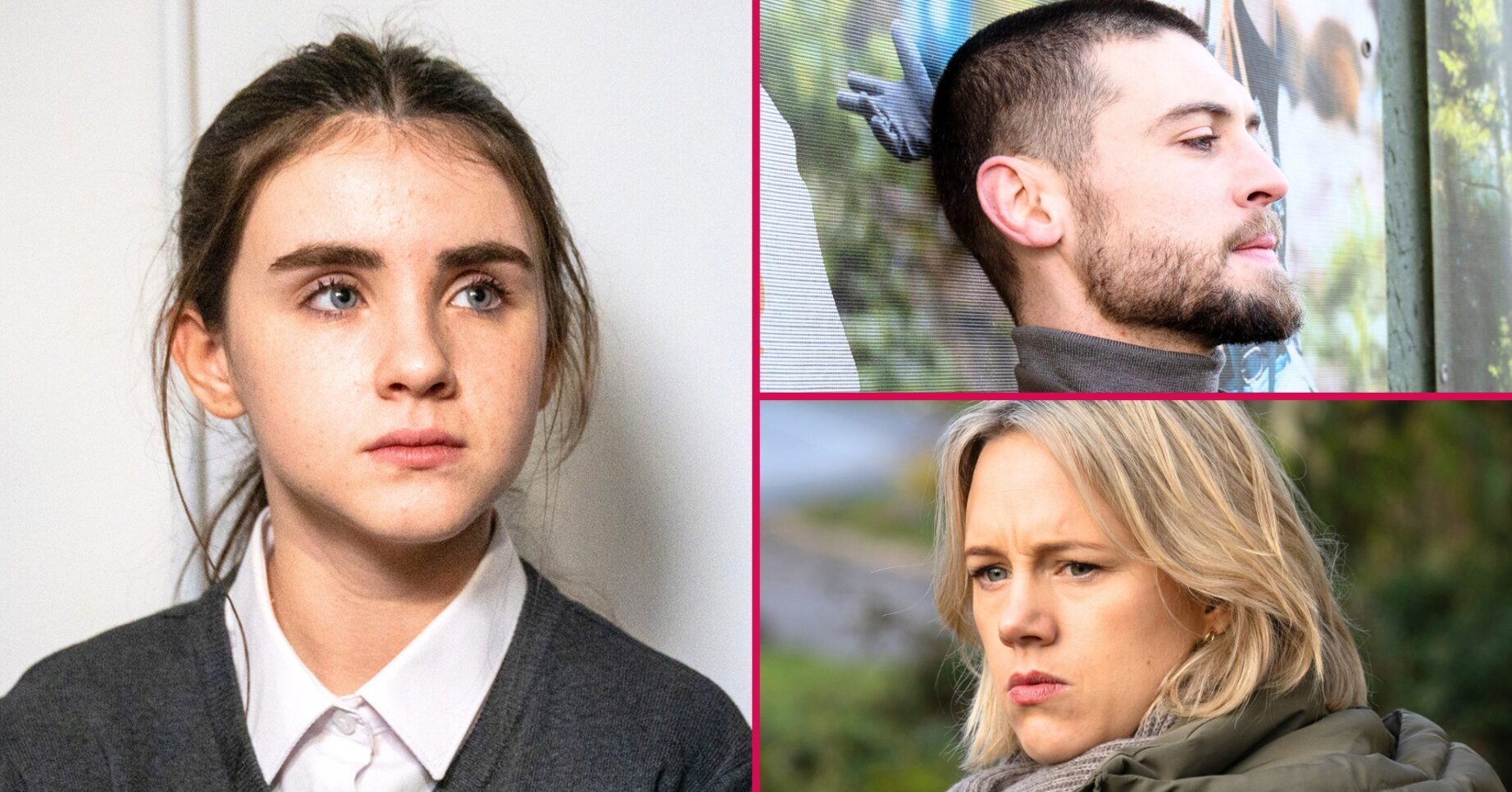 Emmerdale's April, Joe, Steph