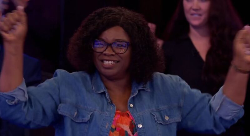 Screenshot of Deal or No Deal contestant's mum Comfort