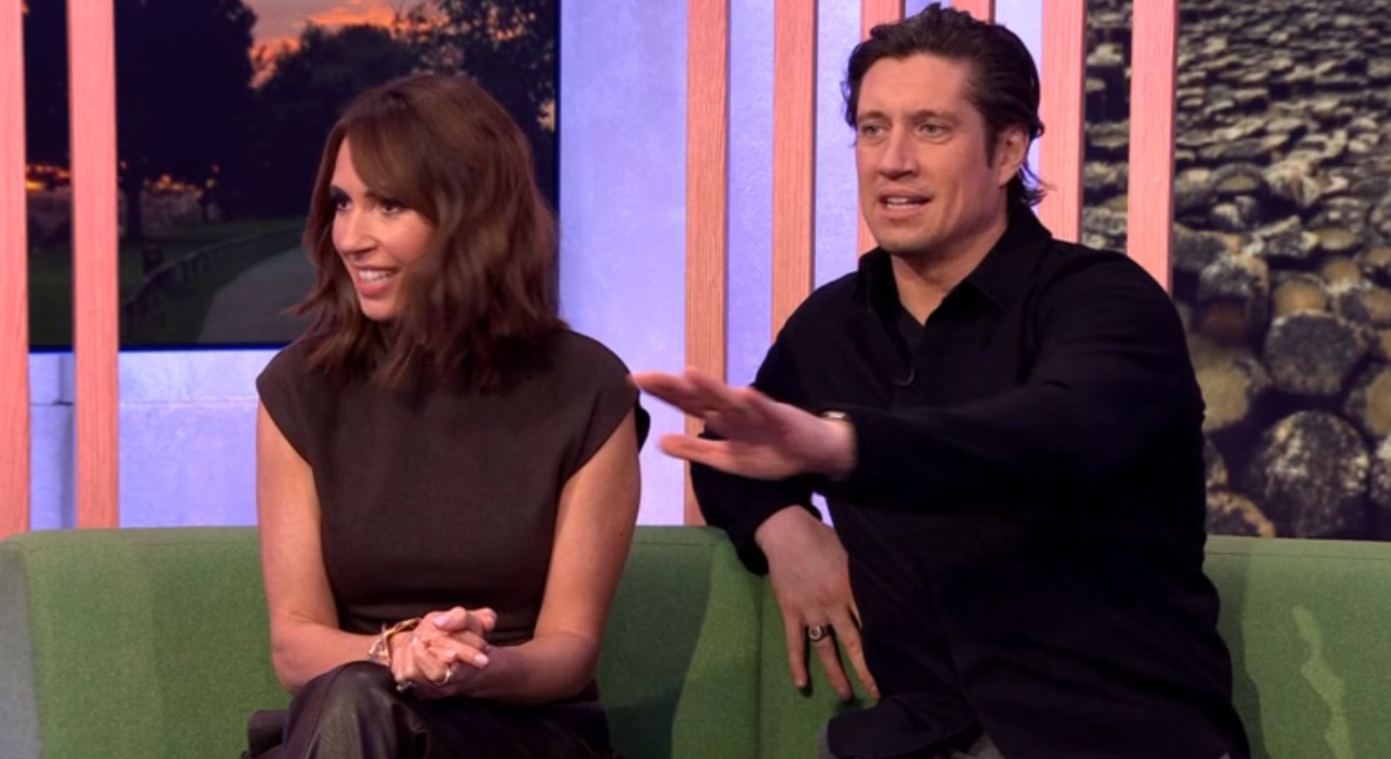 Alex Jones and Vernon Kay on The One Show