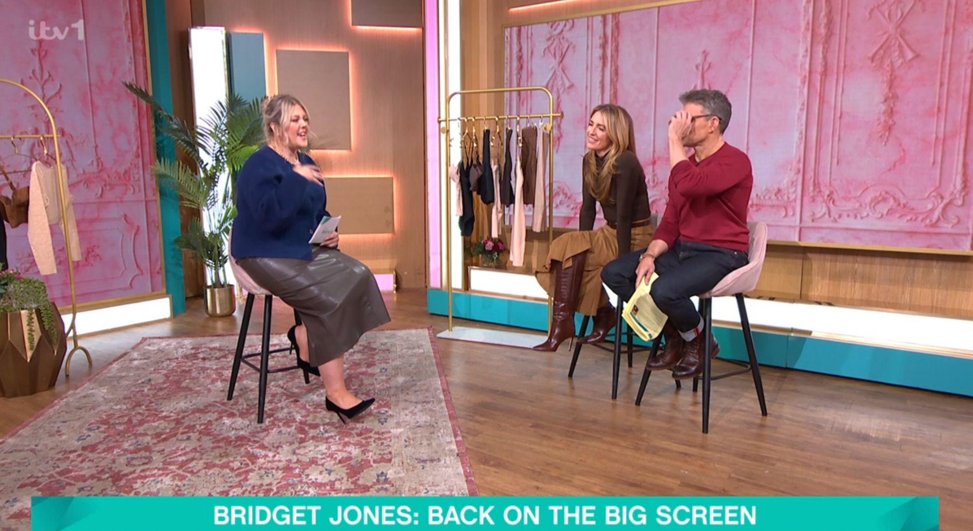 Ben Shephard, Cat Deeley and Laura Puddy on This Morning today