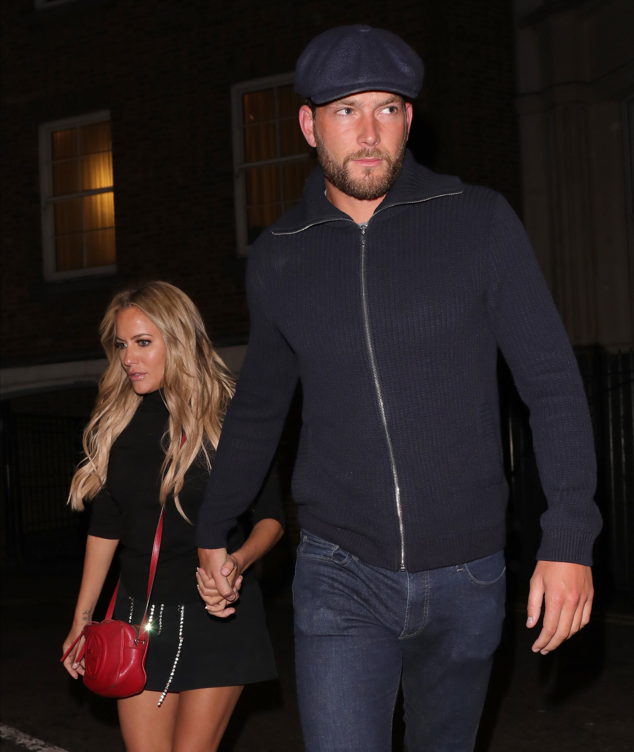 Caroline Flack and Lewis Burton 