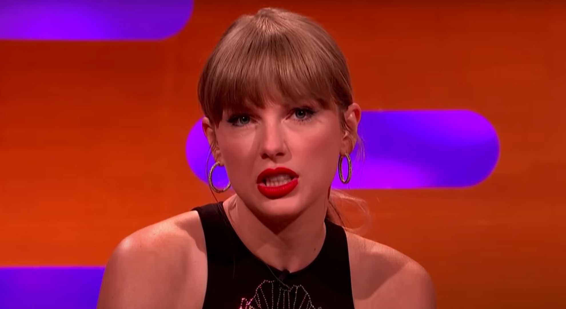 Taylor Swift looks thoughtful