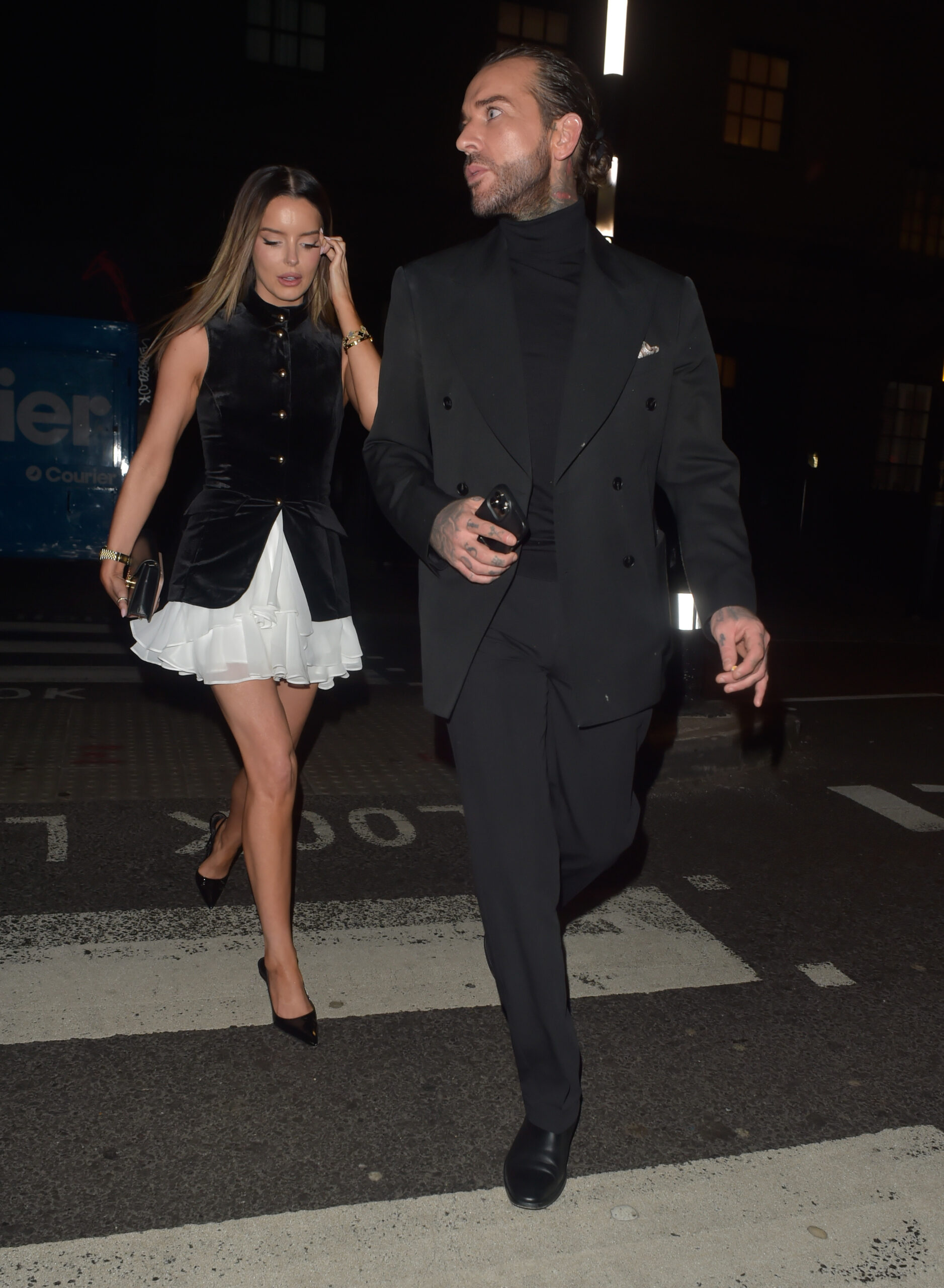 Pete Wicks and Maura Higgins on a night out together 