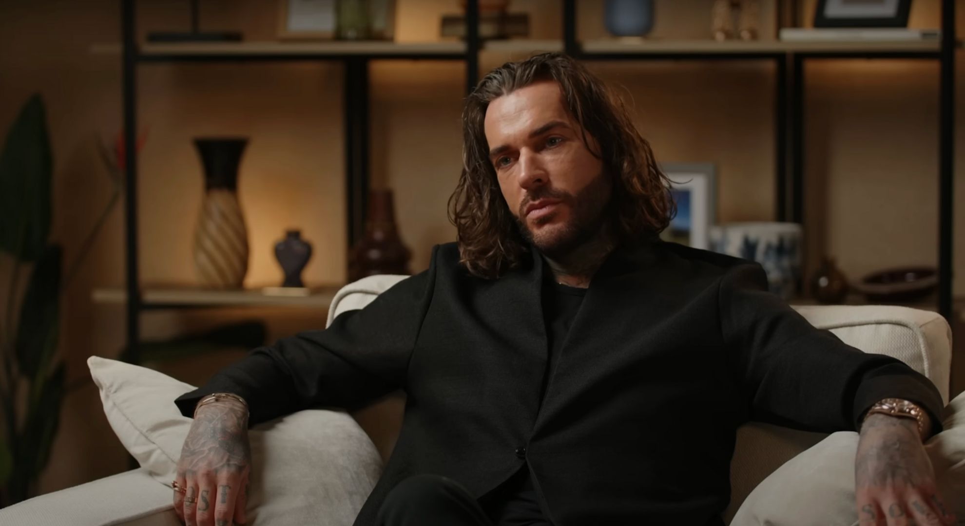 Pete Wicks on a podcast 