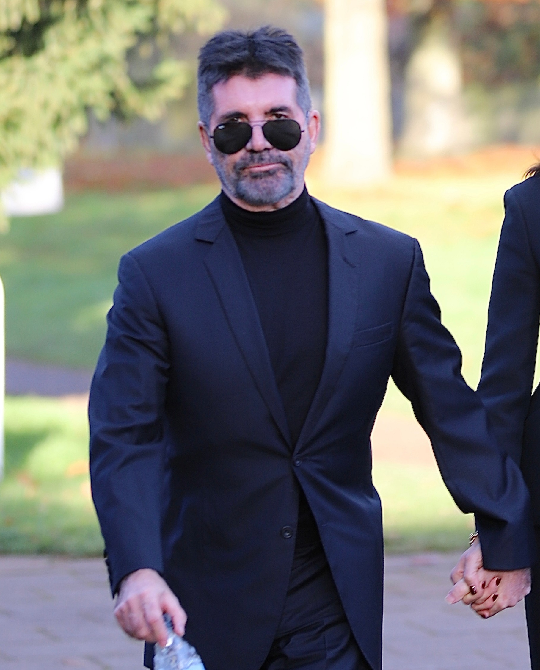 Simon Cowell at Liam Payne's funeral