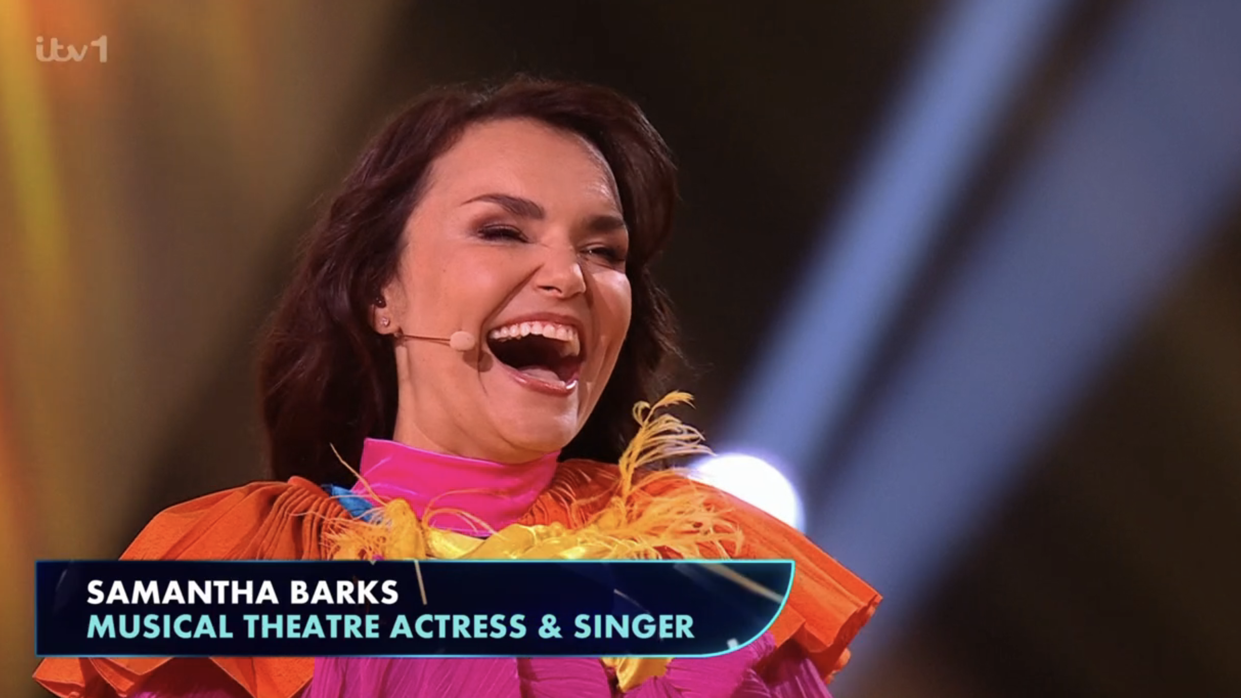Samantha Barks on The Masked Singer