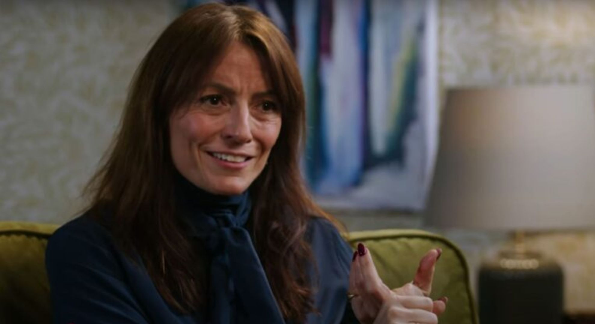 Davina McCall emotional