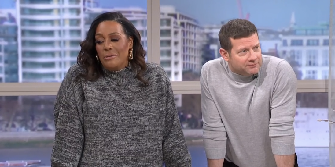 Alison and Dermot don't look pleased on This Morning