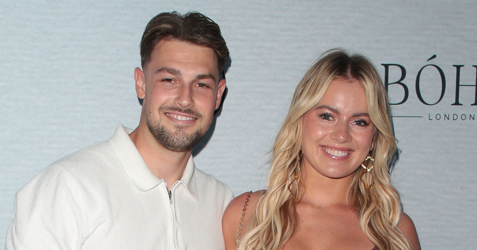 Andrew Le Page and Tasha Ghouri attend red carpet event