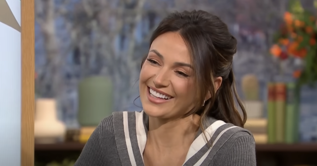 Michelle Keegan smiling on This Morning