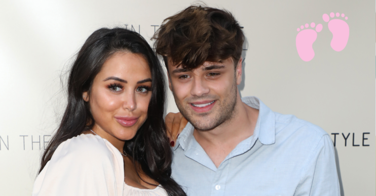 Marnie Simpson and Casey Johnson smiling