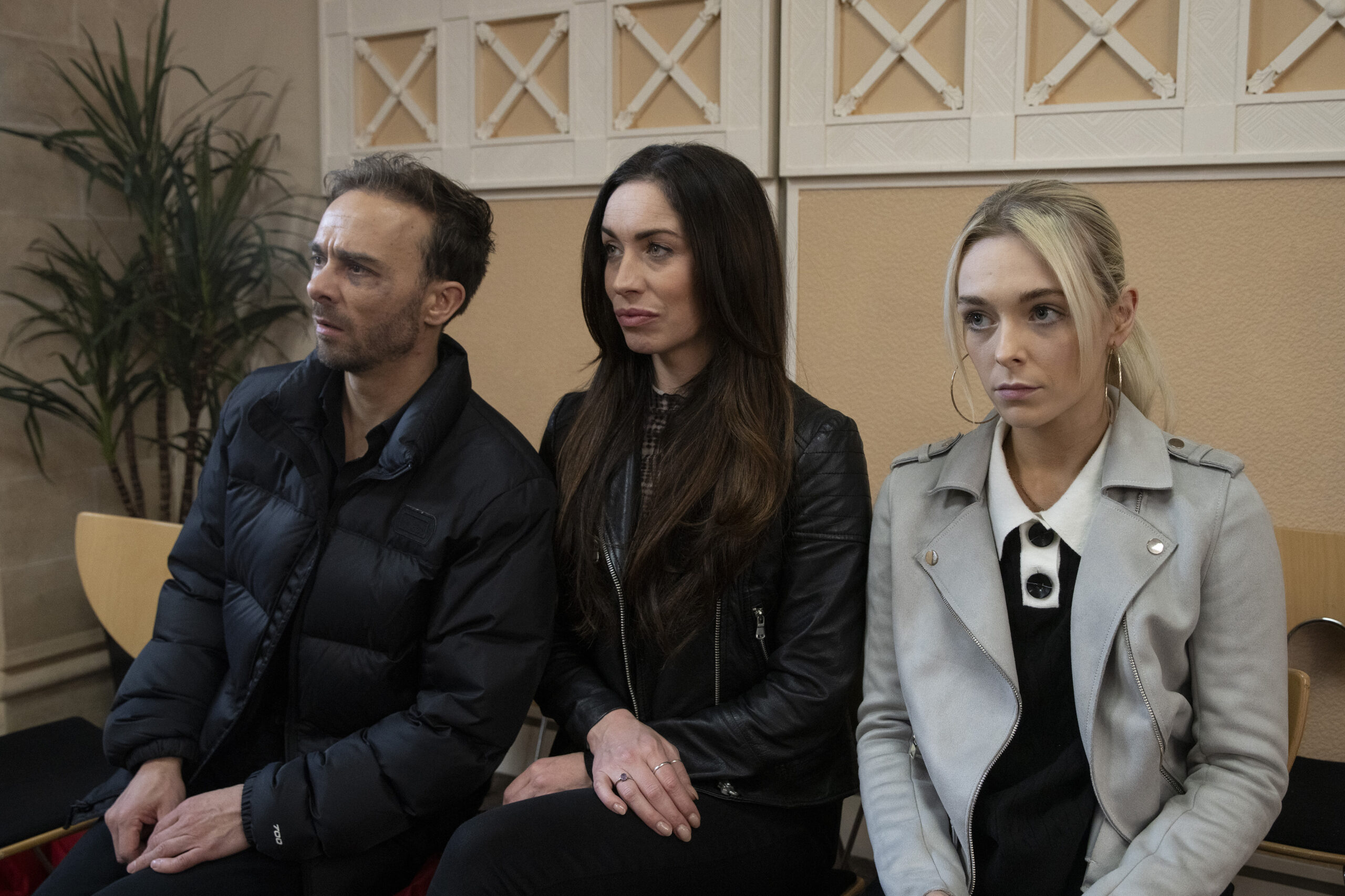 David, Shona, Lauren in court