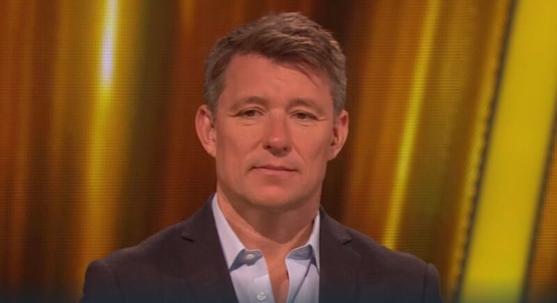 Ben Shephard looks serious