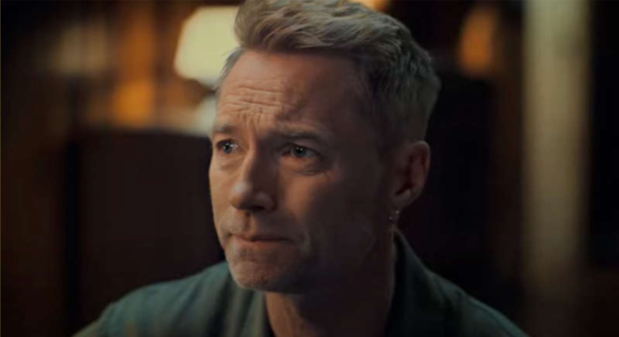 Ronan Keating looking emotional