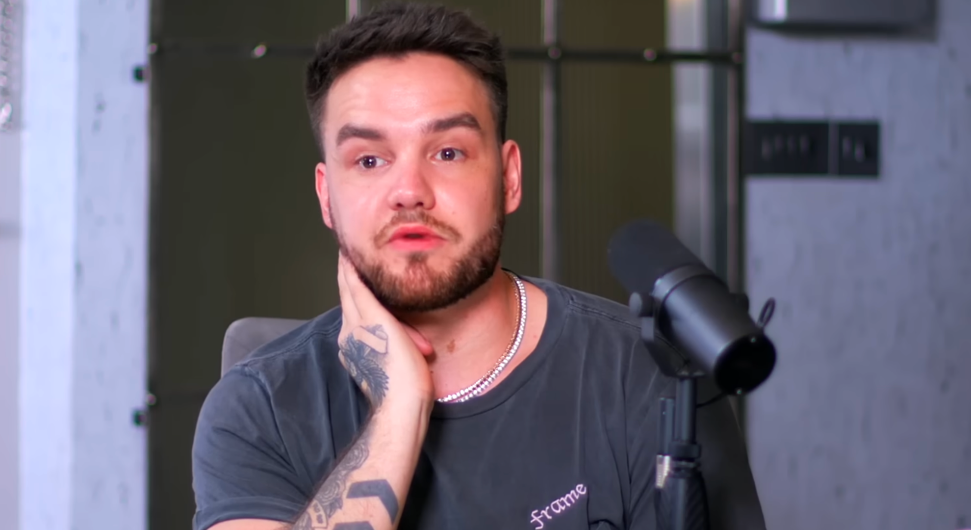 Liam Payne during a Youtube interview