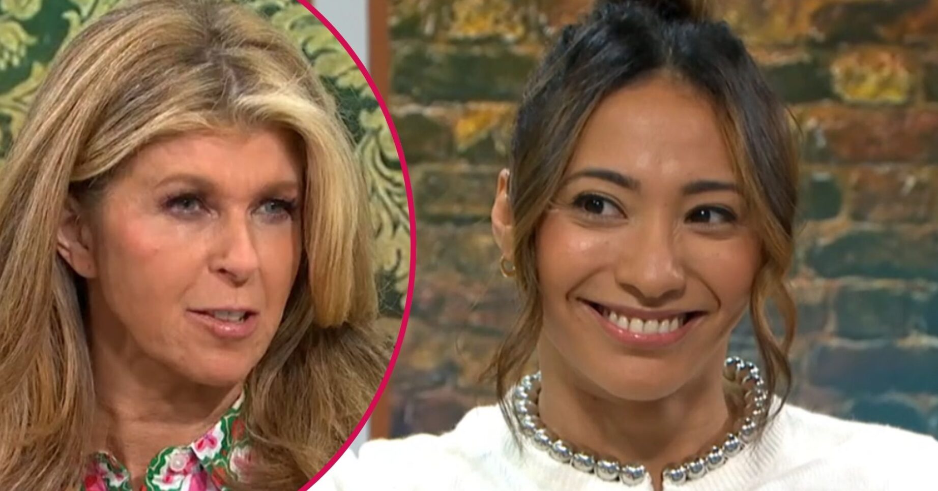 Split image of Kate Garraway (left) and Karen Hauer (right)