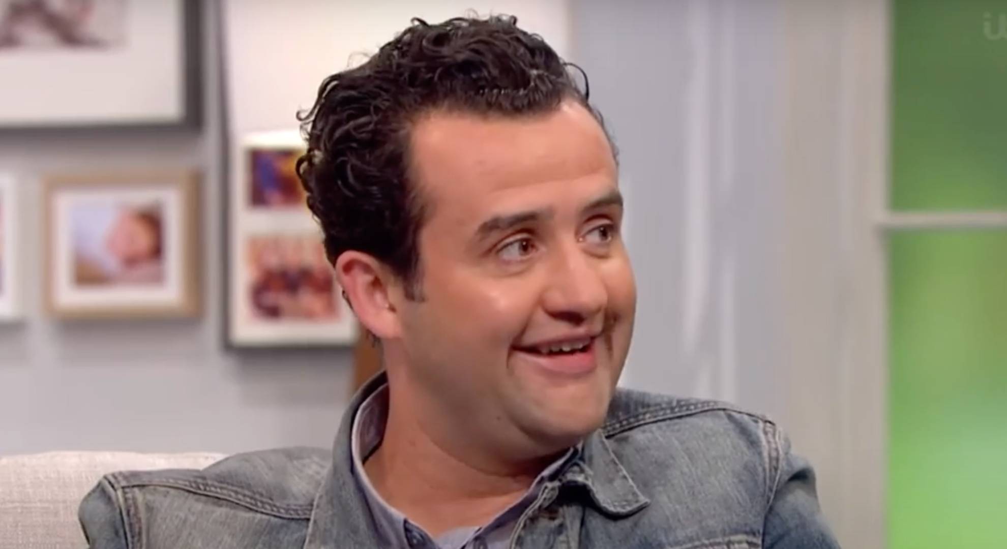 Daniel Mays grins