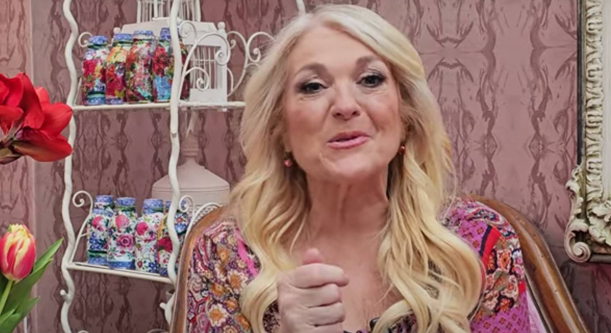 Vanessa Feltz speaks to camera
