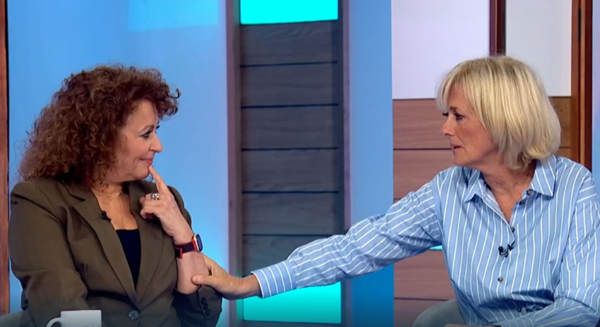 Jane Moore and Nadia Sawalha on Loose Women