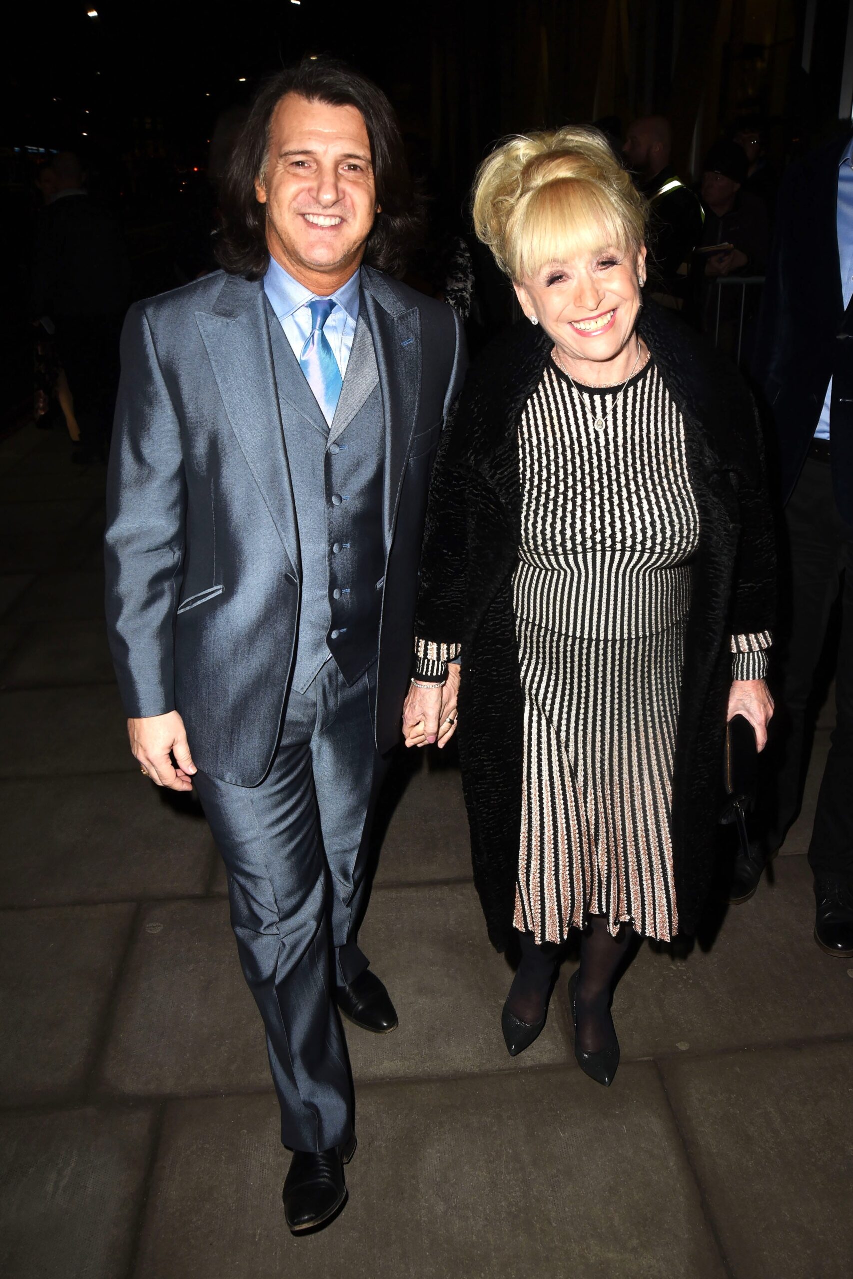 Barbara Windsor and Scott Mitchell smiling