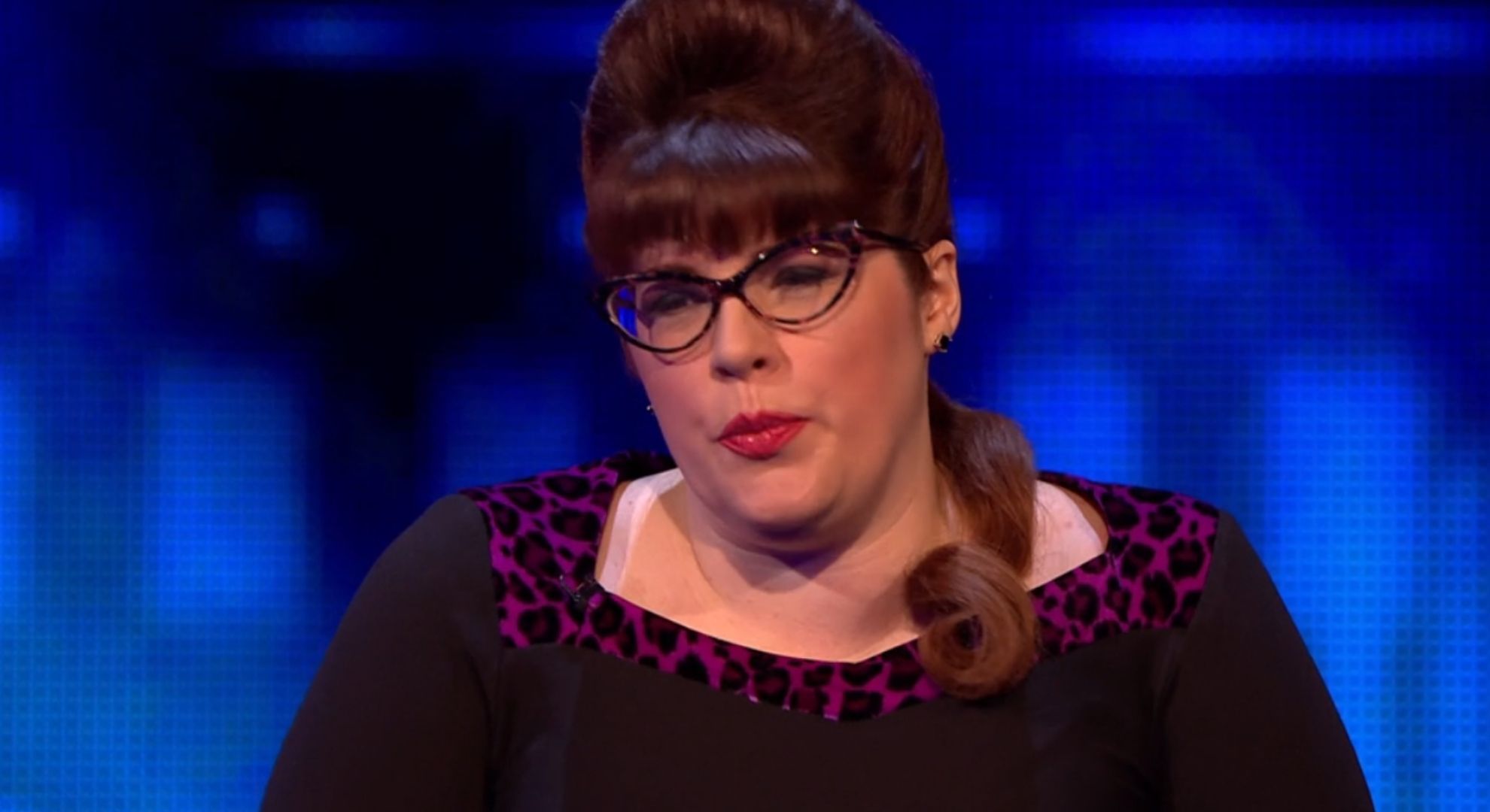 Screenshot of Jenny Ryan from The Chase