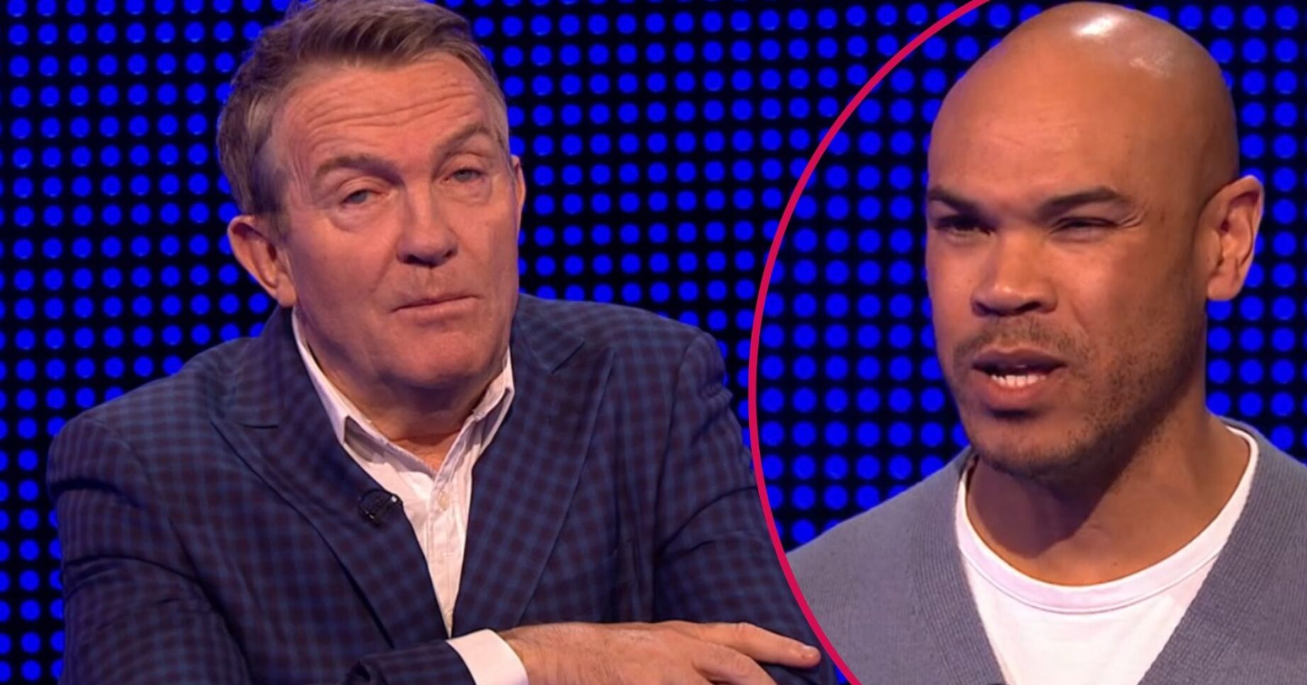 Split image of Bradley Walsh (left) and Nick (right)