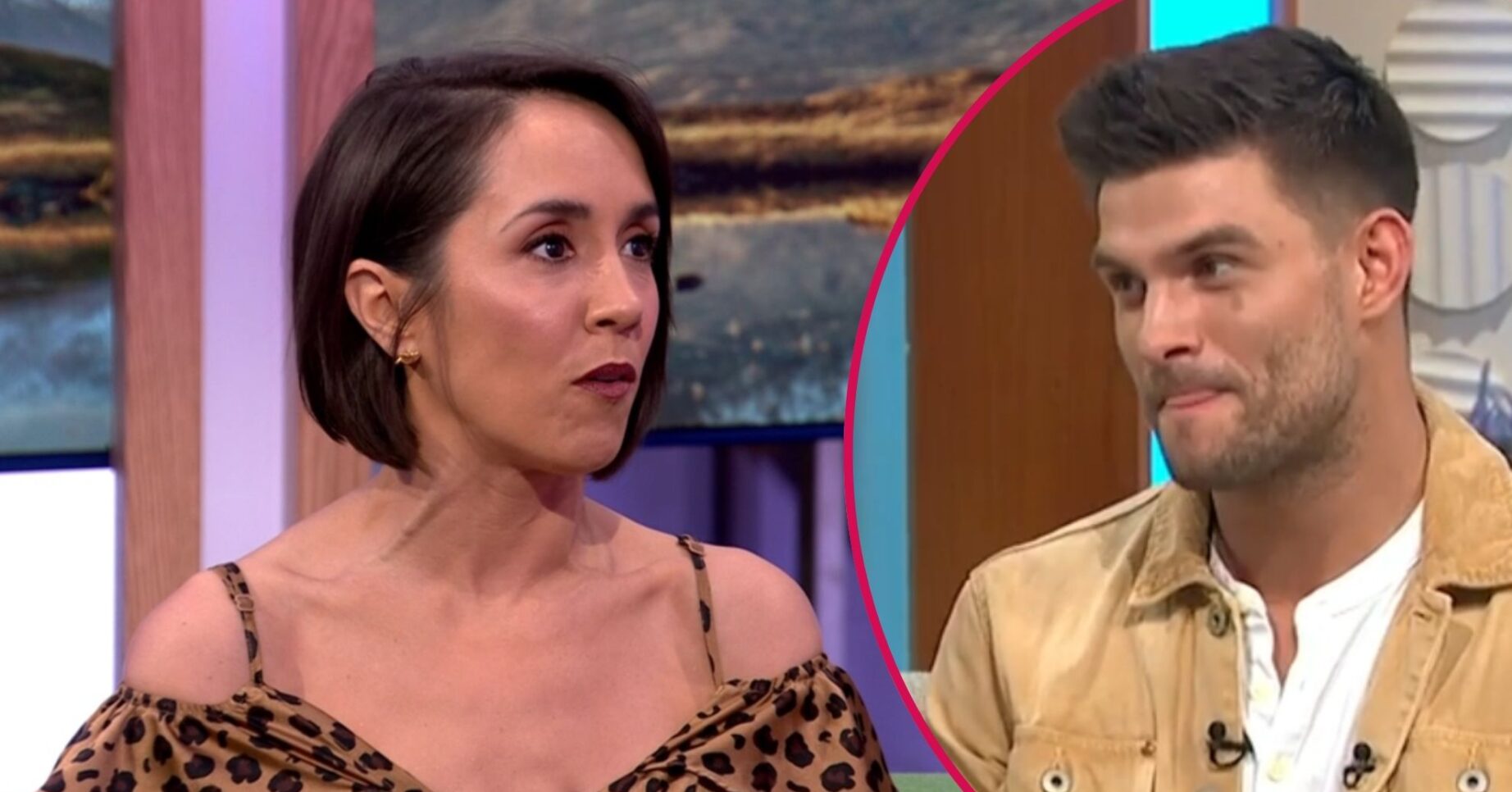 Janette on The One Show and Aljaz in bubble