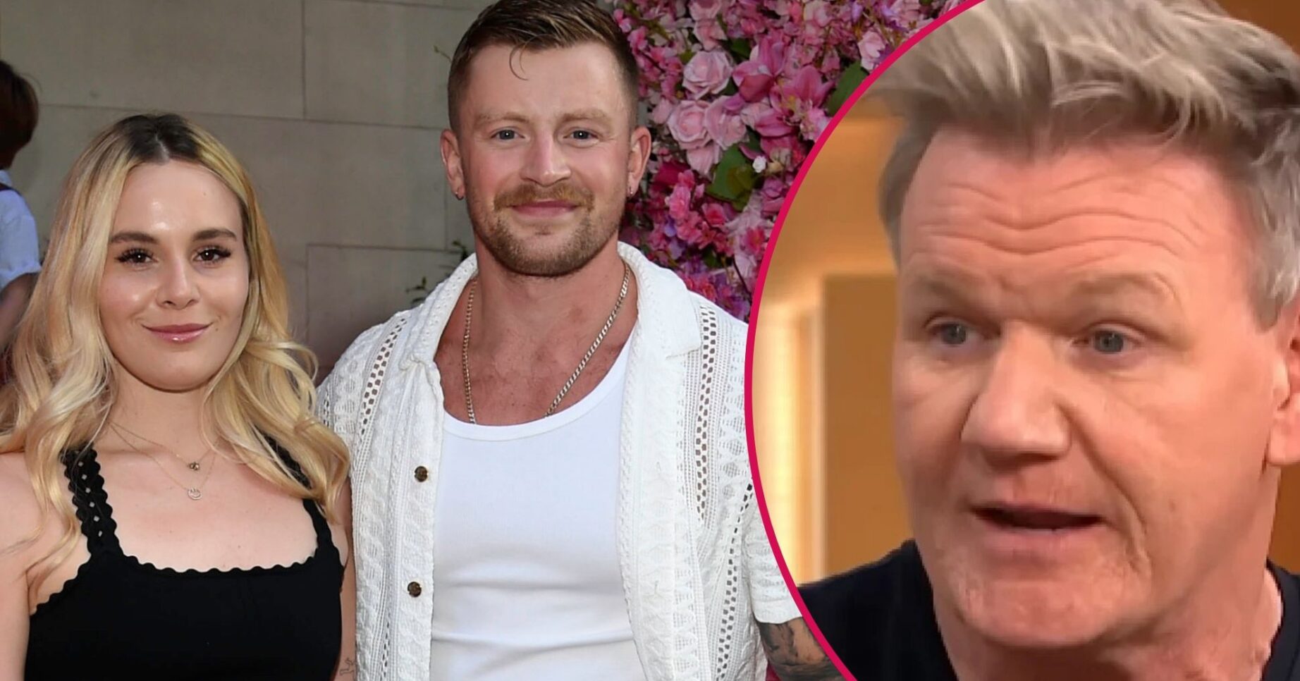 Split image of Holly Ramsay, Adam Peaty and Gordon Ramsay