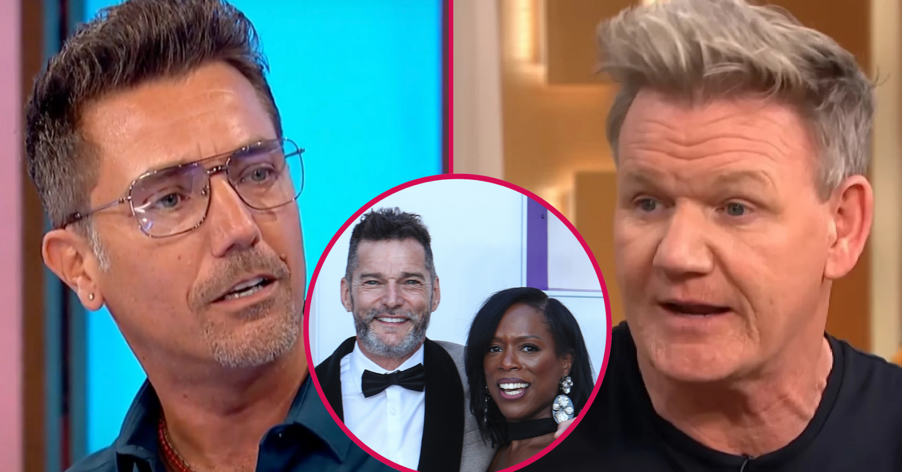 Gino D'Acampo, Gordon Ramsay and Fred and Fruitcake