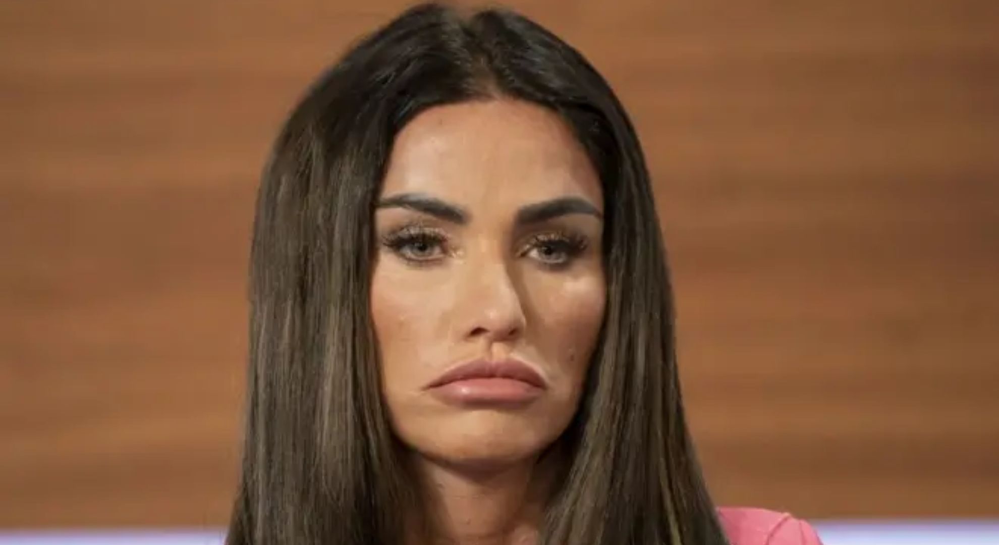 Katie Price gazing in front