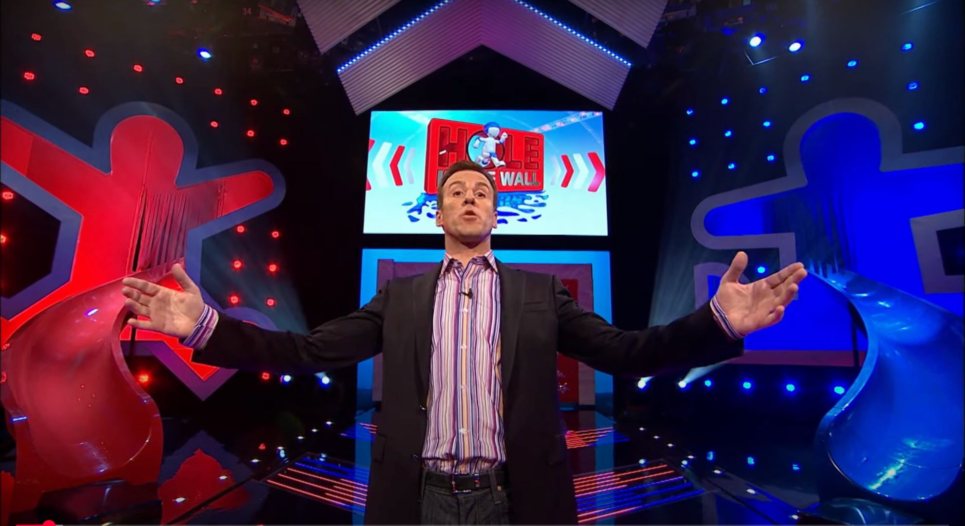 Anton Du Beke presenting Hole in the Wall