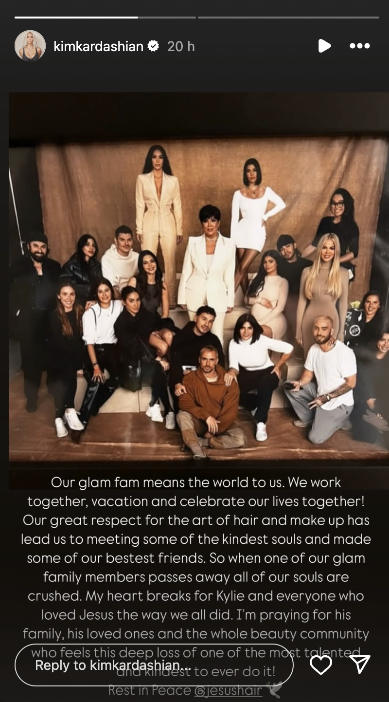 Kim Kardashian Instagram story