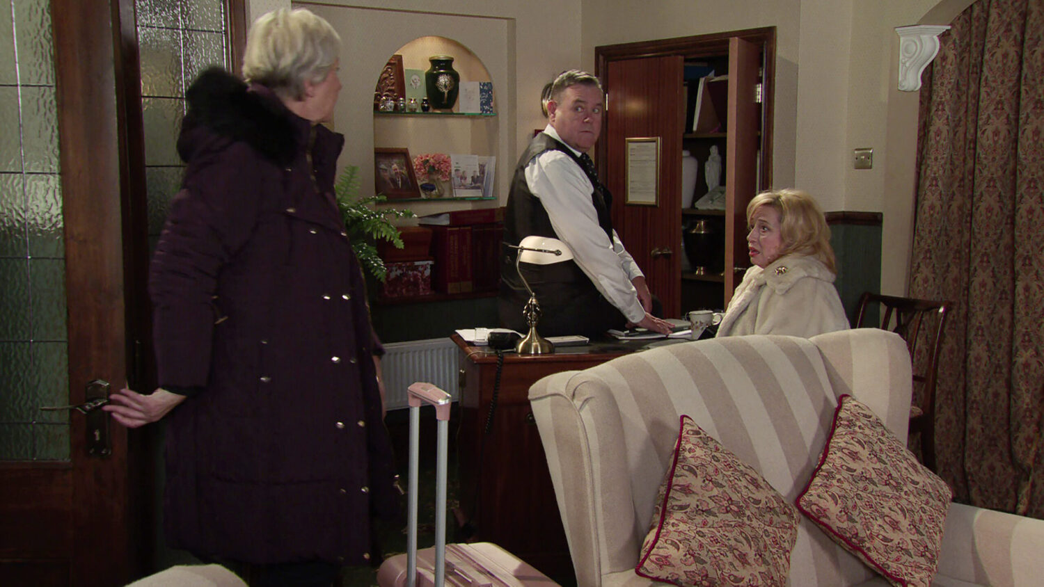 Coronation Street's George and Julie in Shuttleworth's