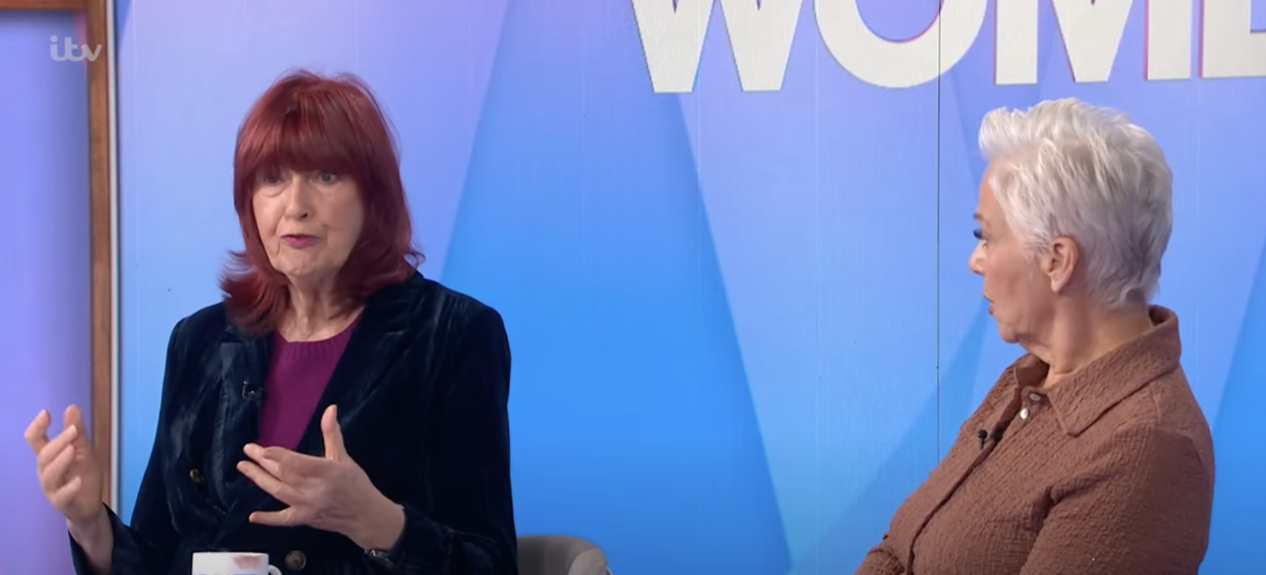 Janet Street-Porter and Denise Welch argue on Loose Women