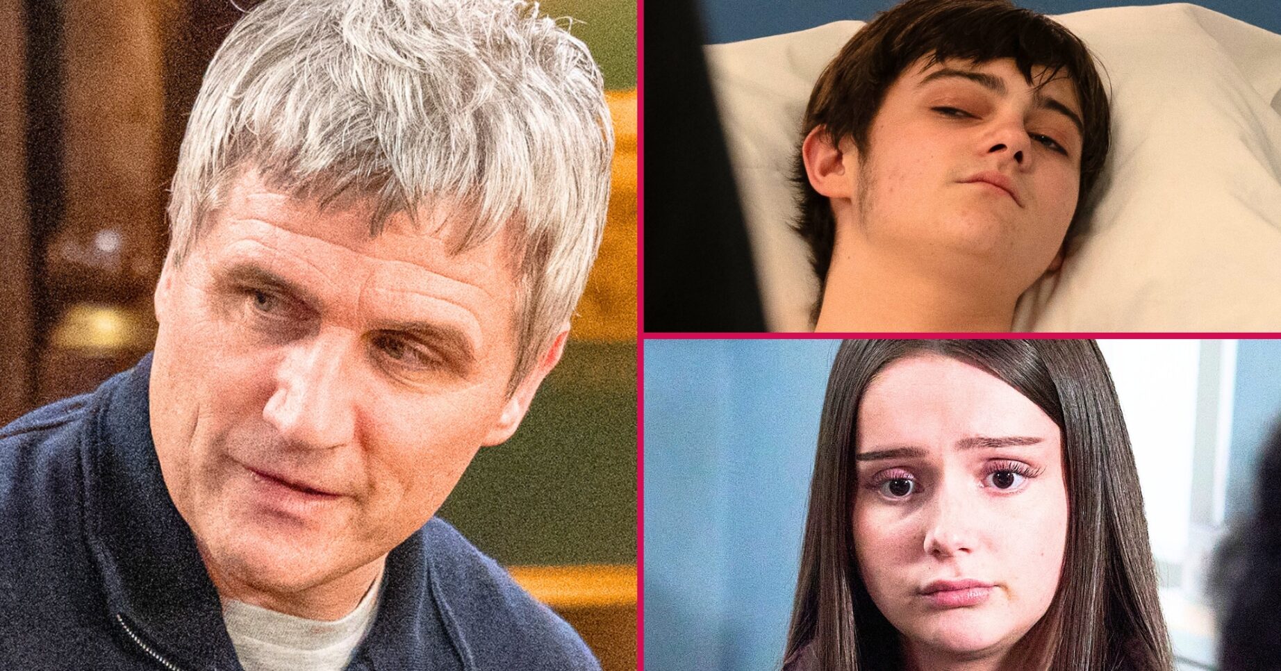 Emmerdale's Caleb, Dylan, Sarah