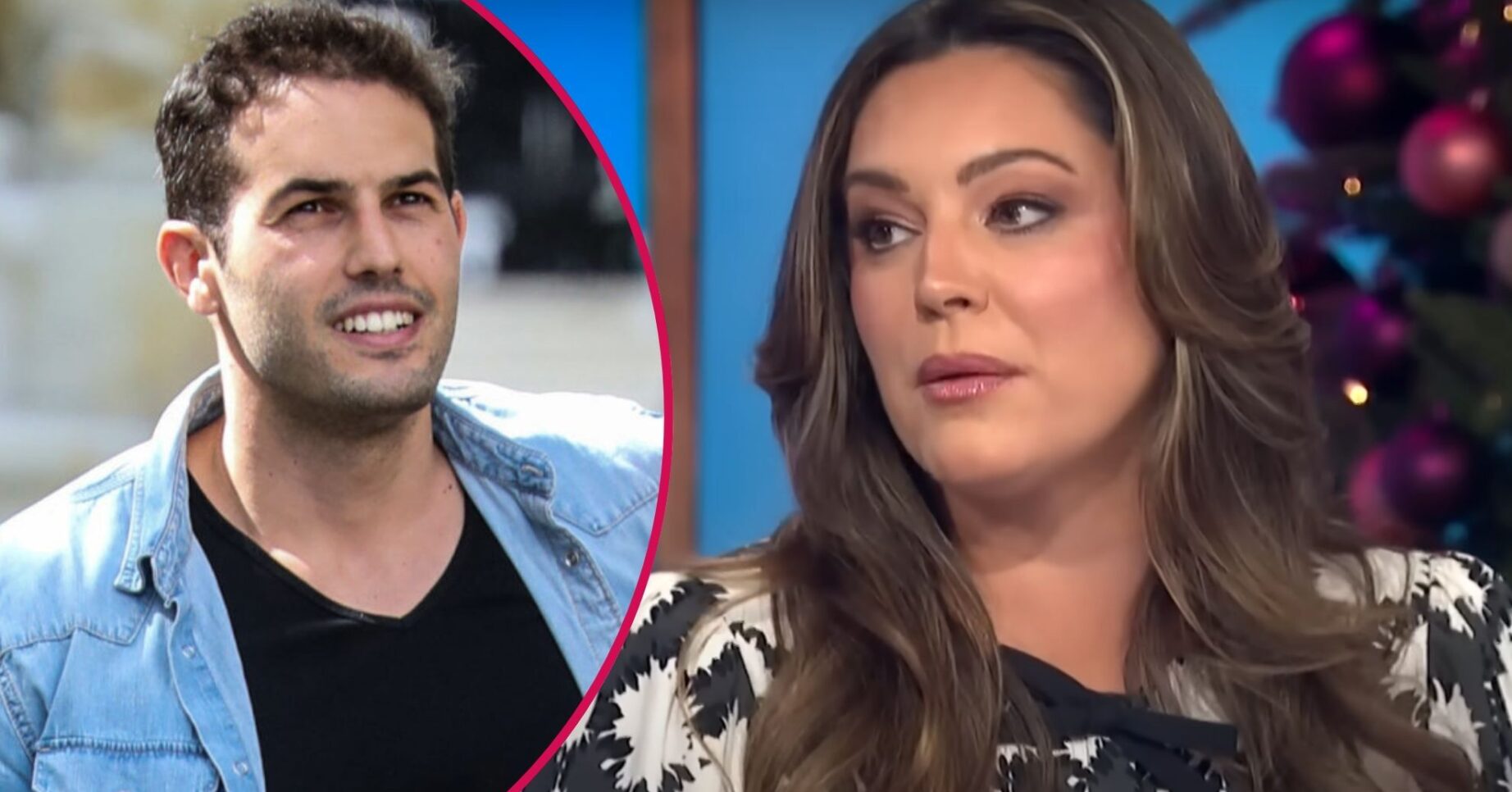 Split image of Jeremy Parisi (left) and Kelly Brook (right)