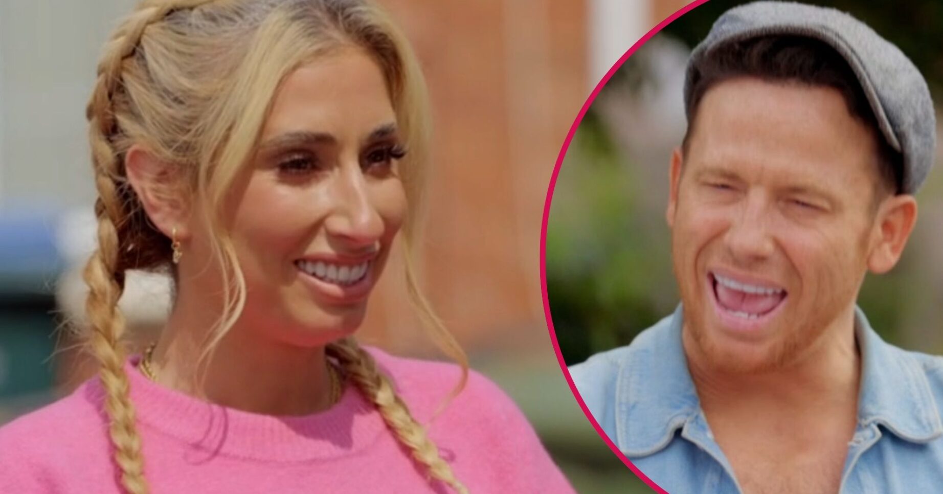 Stacey Solomon and Joe Swash on Sort Your Life Out
