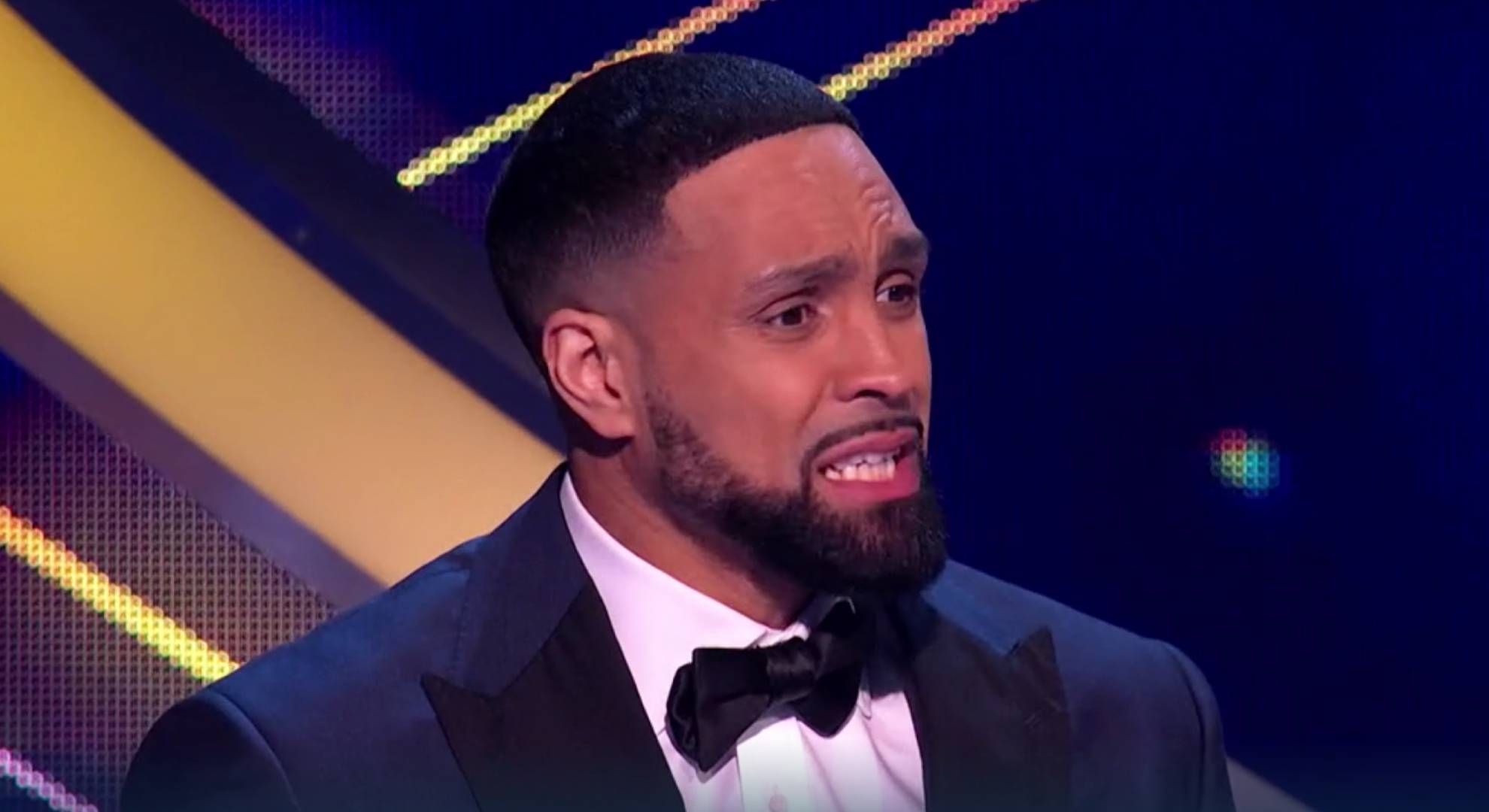 Ashley Banjo seems pained