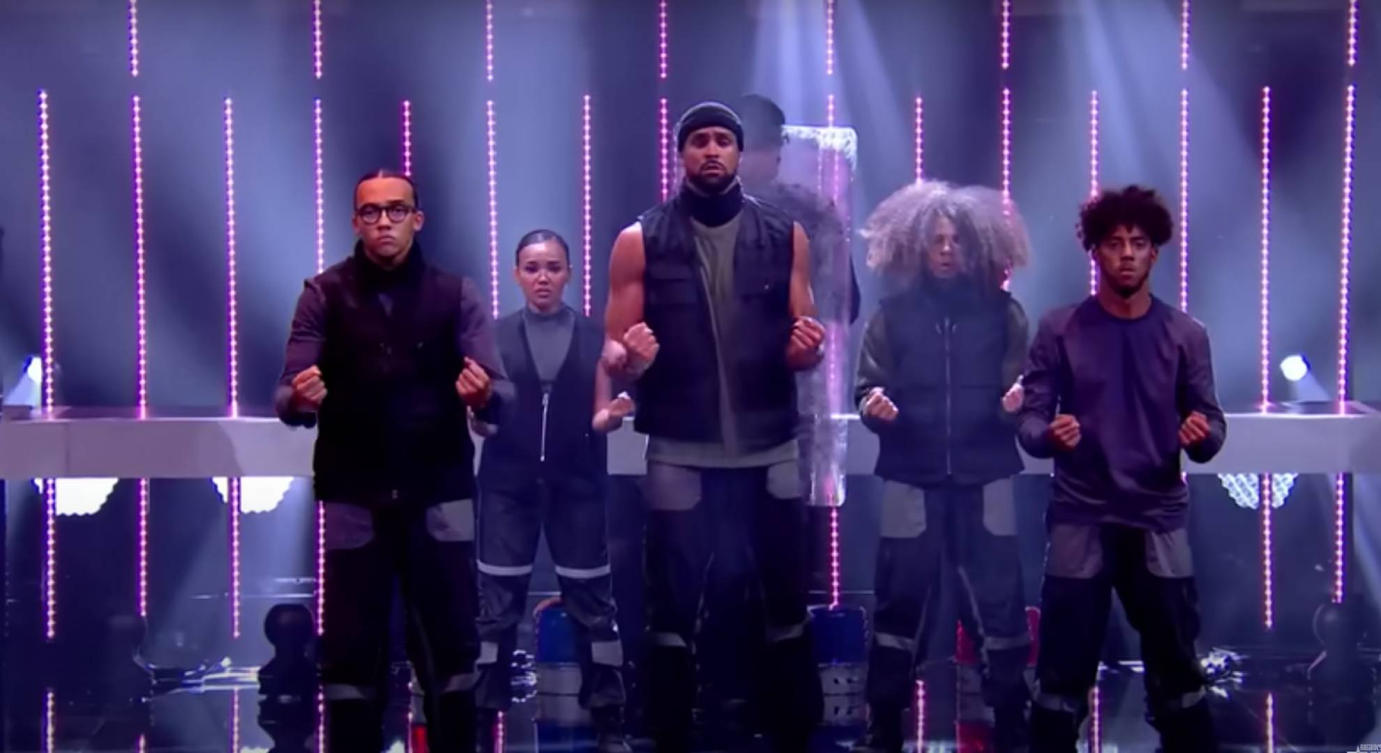 Members of Diversity perform