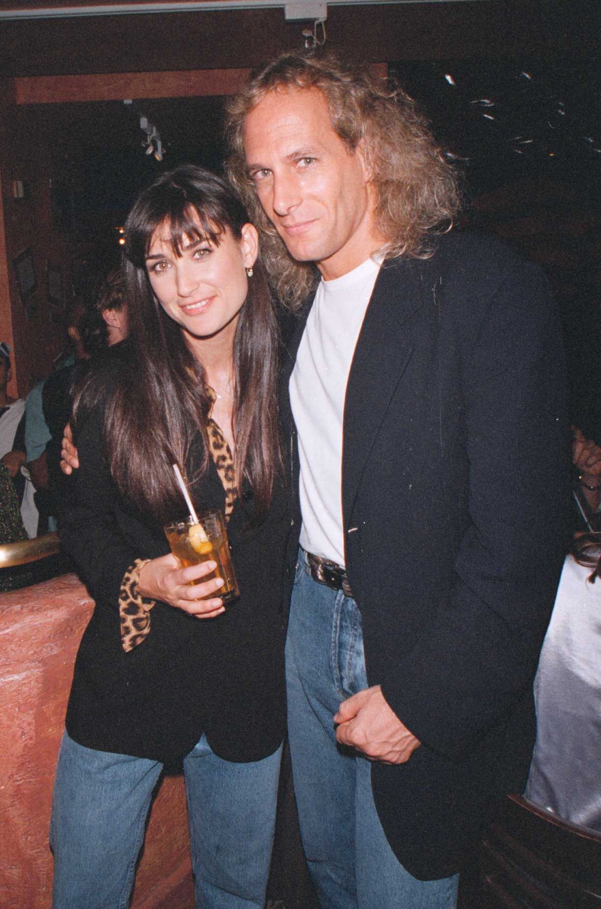 Demi Moore and Michael Bolton in the 80s